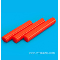 Colored cast polyurethane material rod